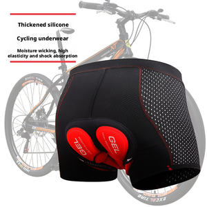 Shorts de vélo rembourrés 3D pour hommes, <span class=keywords><strong>sous</strong></span>-vêtements de cyclisme avec rembourrage pour le VTT, la <span class=keywords><strong>moto</strong></span>, respirant et confortable - Product Image 6