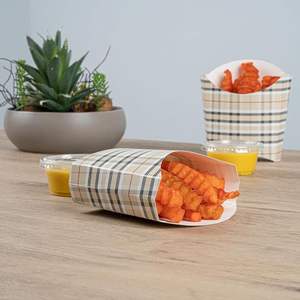 Caja de Cartón Kraft Impresa Personalizada, Embalaje de Alimentos Reciclado, Caja de Cartón para Hamburguesas, Pan, <span class=keywords><strong>Galletas</strong></span>, Comida para Llevar, Papas Fritas - Product Image 4