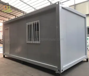 Saudi Arabië Tiny Huis Plannen Prefab Tropische 20ft Eps Sandwich Panel Geprefabriceerde Container Duplex Building Huis Voor Handel