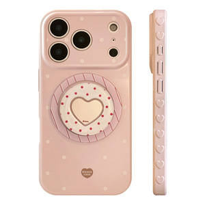 Coque Cœur Rouge Français pour Apple <span class=keywords><strong>iPhone</strong></span> 17 Pro Max 16 15 avec support magnétique perlé et finition miroir – Coque Amour pour <span class=keywords><strong>iPhone</strong></span> 16 14 - Product Image 5