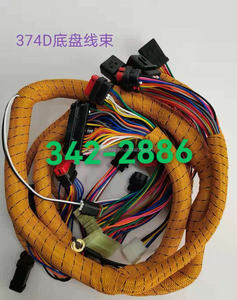 Arnés de Cableado Externo 342-2886 3422886 Compatible con Excavadora CAT 374D 374DL, Conjunto de Cables del Sensor del Chasis del Motor - Product Image 1
