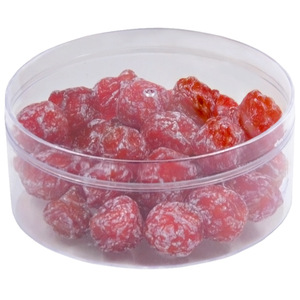 Boîte de rangement ronde en plastique transparent de qualité alimentaire PS, conteneur cylindrique transparent pour fruits secs, bonbons, noix, emballage de snacks - Product Image 1