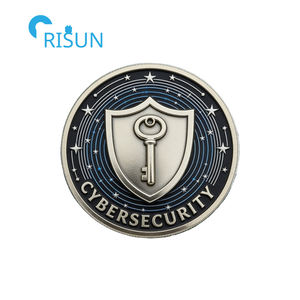Décapsuleur commémoratif personnalisé Thin Blue Line Cyber Security, avec puce IT et microchip, pièce de défi sur le thème de la cybersécurité - Product Image 2