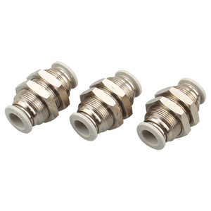 Liyuan Pneumatic <b>Quick</b> Connect Coupler PM-4 Copper Plastic Straight <b>Connector</b> For Air Hose - Product Image 3