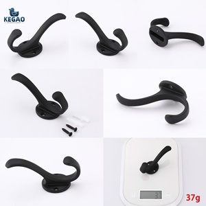 ตะขอแขวนผนังอะลูมิเนียมแบบไม่ต้องเจาะ KEGAO สำหรับห้องน้ำ ห้องครัว ประตูทางเข้า <span class=keywords><strong>ตู้</strong></span>เสื้อผ้า ตะขอเดี่ยว - Product Image 2