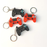 Vente chaude Mignon Gamepad Joystick Porte-clés PVC En Caoutchouc Mini Contrôleur pour Sacs Voitures Suspendu Polyvalent Porte-clés pour les Amoureux du Jeu