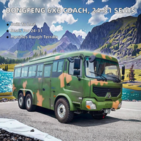 Autobus Dongfeng 6x6, marque chinoise, neuf, 24-31 places, boîte de vitesses manuelle, norme d'émission Euro 2