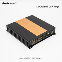 Amplificateur de puissance professionnel 10 canaux, amplificateur de voiture 12 canaux DSP classe D 4Ω, égaliseur 31 bandes, qualité d'usine supérieure