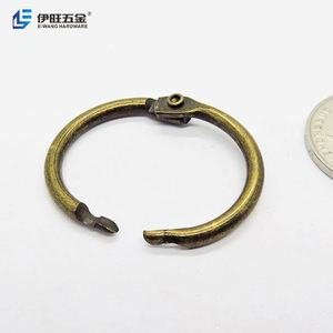 YIWANG Bronze Book <b>Rings</b> 1 Inch Loose Leaf Book Binding <b>Rings</b> for Scrapbook Craft Photo - Product Image 2