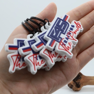 Wholesale Custom Premium Embossed PVC <b>Key</b> <b>Ring</b> Durable Multi-Color Rubber Keychain for Sports Clubs & Health Center Swag - Product Image 4