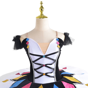 Tutu de danse professionnel <span class=keywords><strong>Coppelia</strong></span>, blanc, Paquita, pour les compétitions de ballet et les spectacles - Product Image 5