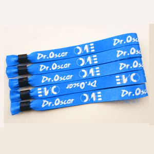 קידום אירוע פסטיבל מסיבת ארוג סרט סאטן צמידי בברכה פופולרי בד <span class=keywords><strong>Wristbands</strong></span> - Product Image 4