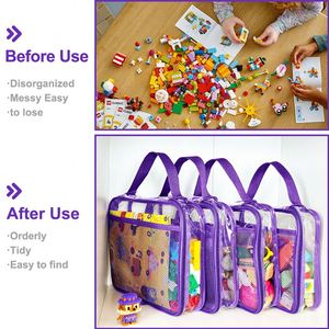 Multifunctional Portable Kids <b>Toy</b> <b>Organizer</b> Dustproof Waterproof Storage Bag PVC Fabric Metal Plastic Foldable Children's <b>Toys</b> - Product Image 6