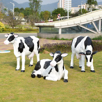 Boerderijtuin Landschapsdecoratie Glasvezel Dierenbeelden Feeënmuziekthema's Pastorale Industriepark Gesimuleerde Ornamenten