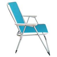 Chaise pliable de plage en acier, mobilier Portable, personnalisé, vente en gros, léger, adultes, bon marché, plage, mer, été