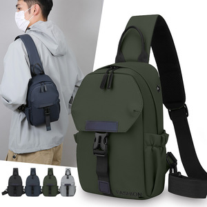 Men's Chest Bag Nylon Large Capacity Crossbody Bag For Outdoor Cycling Hiking Travel Everyday Use - Product Image 3