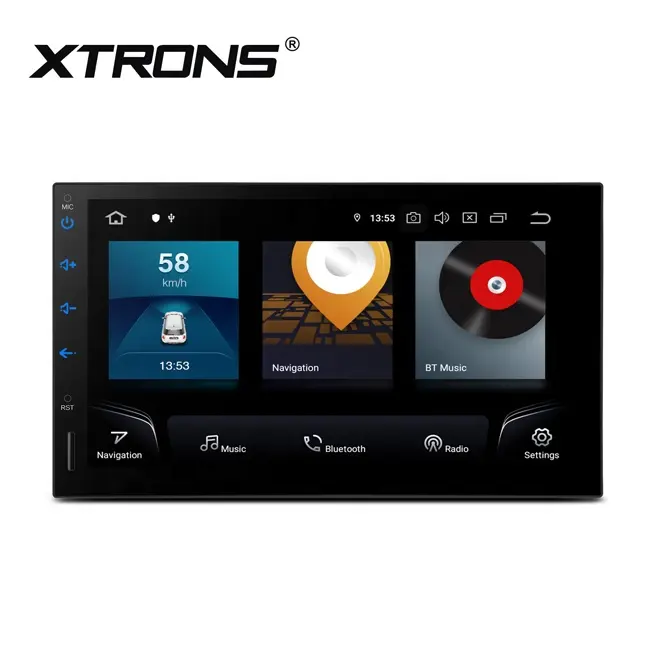 XTRONS7インチタッチスクリーン2din android 12 autoradioユニバーサルダッシュボードカーGPSナビゲーション (4G内蔵)