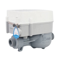 Compteur d'eau prépayé multijet à corps plastique avec carte RFID et sortie à impulsion, protection IP68, personnalisable OEM DN15-25