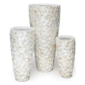 Caliente tendencia de lujo Casa decoración de la madre de la perla plantadores y macetas decoración de la madre de la perla ollas - Product Image 3