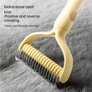 Nuevo Peine Desenredante de Doble Cara para Mascotas, Peine Antienredos para Perros, Peine para Eliminar Nudos de Pelo de Gato - Product Image 3
