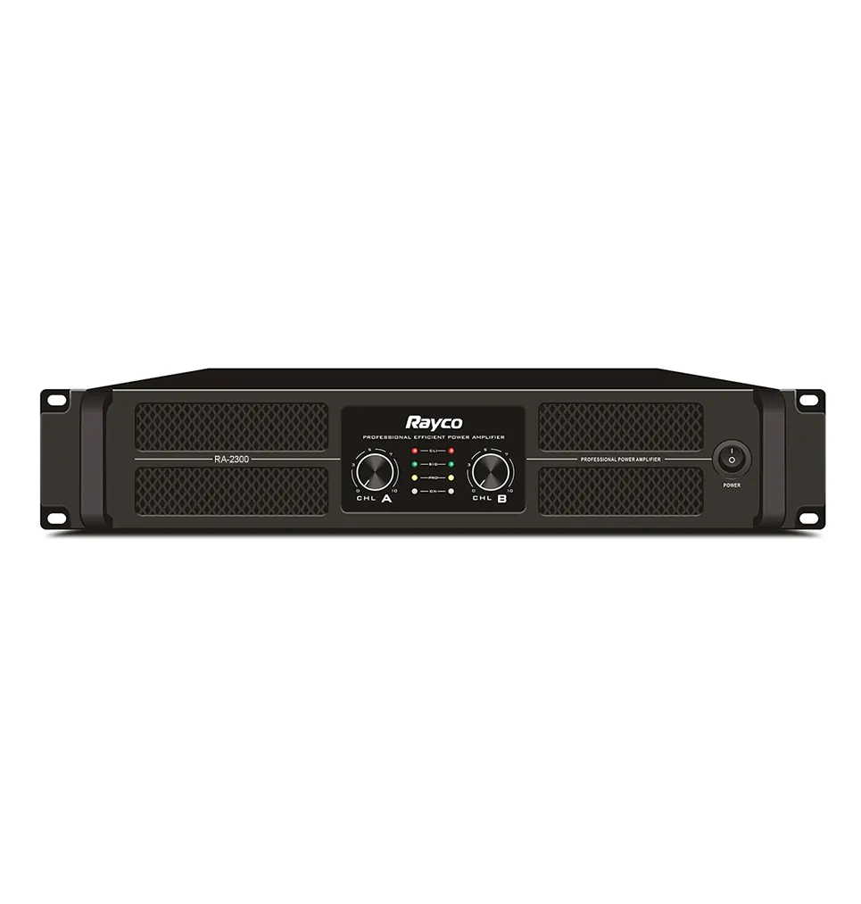 2023 Brand New 2*400 Watt Ponte 2u Amplificador KTV Amplificador De Potência Profissional Amplificador de Áudio Conectado