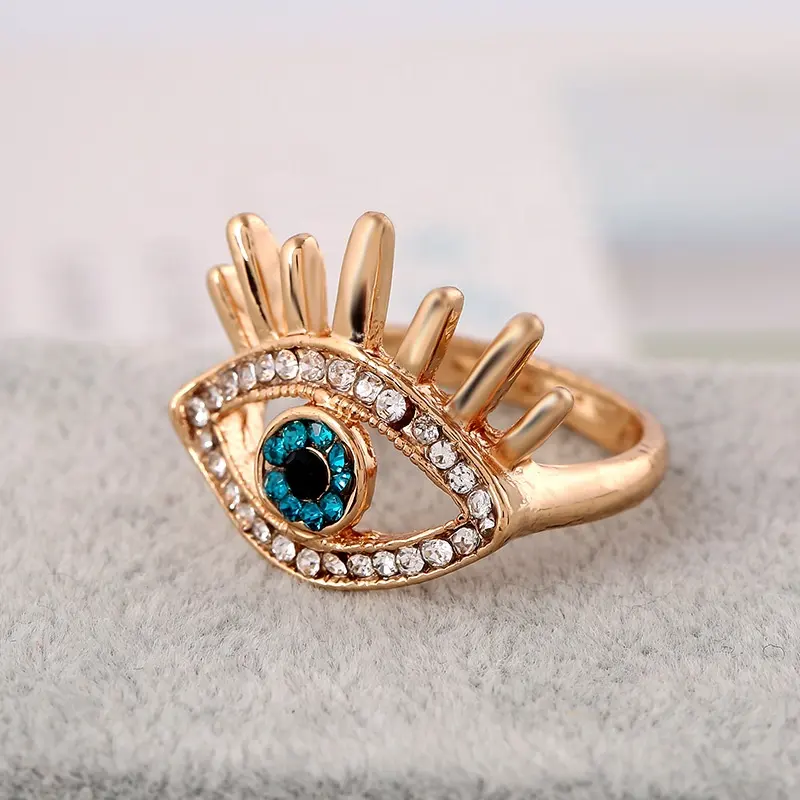 Moyamiya Vintage boho jewelry Evil Eye Ring Bisuteria Couple Rings