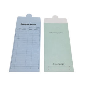 ราคาโรงงานที่กำหนดเองซองจดหมายงบประมาณ12แผ่นระบบซองจดหมายเงินสดสำหรับประหยัดเงิน - Product Image 2