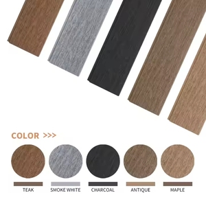 Decorazione all'ingrosso WPC parete Anti UV tavole esterno esterno costruzione rivestimento della parete rivestimento in legno Teak rivestimento isolato rivestimento - Product Image 2