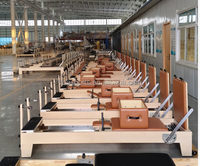 Machine de Pilates Reformer en bois, glisse silencieuse et fluide, modèle classique, prix de gros, fitness haut de gamme