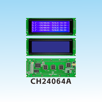 CH24064A 240x64 Modul LCD Grafis COB 132x39mm Layar LCD Dot Matrix 240x64-Pixel-T6963-Controller ChuanHangDisplay