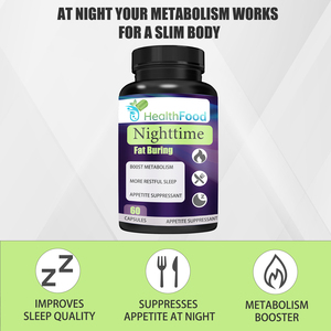 Custom Branded Healthcare <b>Supplement</b> Appetite Suppressant Night Time Fat Burning Capsules Improve Sleep Quality Capsules - Product Image 2