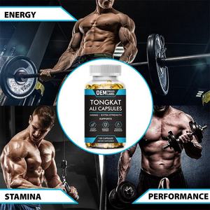 OEMヘルスケアサプリメントTongKatアリエキスカプセル人参マカのこぎりパルメットシラジット性エネルギー筋肉スタミナ - Product Image 5