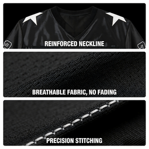 Individuell Bedruckter OEM-Service Herren V-Ausschnitt Polyester/Baumwolle Mesh Sommer T-Shirts Übergroße Vintage Boxy Retro Fußball-T-Shirts - Product Image 5