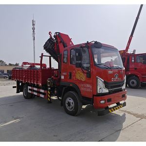 Camion grue à bras articulé Sinotruk Howman 3900, véhicule de transport et de levage Hongchang Tianma 6,3 tonnes à 5 sections de bras articulés - Product Image 3