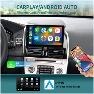 KLYDE Autoradio Android 9 pouces avec 4G WIFI BT DSP GPS Navigation <span class=keywords><strong>CarPlay</strong></span> & RGB Amplificateur OBD2 pour <span class=keywords><strong>Volvo</strong></span> Series <span class=keywords><strong>XC60</strong></span> S60 S80 - Product Image 4
