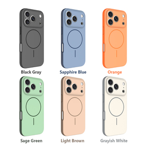 <span class=keywords><strong>Coque</strong></span> de téléphone antichoc à chargement sans fil en TPU+PC bicolore pour séries <span class=keywords><strong>12</strong></span>, 18 et S26, avec aimant fin de 2 mm d'épaisseur - Product Image 6
