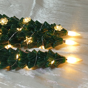 Bougie <span class=keywords><strong>LED</strong></span> en forme d'arbre <span class=keywords><strong>de</strong></span> <span class=keywords><strong>Noël</strong></span> avec <span class=keywords><strong>fil</strong></span> <span class=keywords><strong>de</strong></span> cuivre à pois 2PCS <span class=keywords><strong>sans</strong></span> flamme <span class=keywords><strong>pour</strong></span> la décoration <span class=keywords><strong>de</strong></span> la maison <span class=keywords><strong>de</strong></span> vacances. - Product Image 3