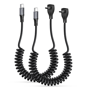 SUNGUY 60W <b>USB</b> <b>C</b> Power <b>Cable</b> Fast Charging <b>Cable</b> Retractable Data <b>Cable</b> <b>USB</b>-<b>C</b> Charger for Mobile Phone Laptop Car - Product Image 1