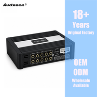 Processeur DSP audio pour voiture 8 canaux avec amplificateur de classe AB 4 canaux, égaliseur 31 bandes, puissance maximale 4x60W
