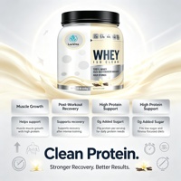 LuvVita OEM Isolat de protéines de lactosérum hydrolysé en poudre 25g de protéines 5.5g de BCAA pour la récupération musculaire et le soutien de la force