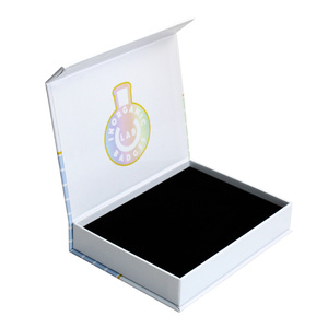 Custom White Magnetic Rigid <b>Boxes</b> for Perfume <b>Bottles</b> Luxury Cosmetic Gift Packaging with Embossing Matt Lamination Recyclable - Product Image 1