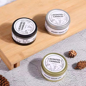 เทียนหอมกลิ่นน้ำมันหอมระเหยในกระป๋องโลหะขนาดเล็ก 2.5 ออนซ์ ขายส่ง สำหรับเป็นของขวัญงานแต่งงาน - Product Image 2