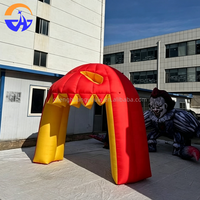 Arche gonflable personnalisée en forme de citrouille pour Halloween, modèle d'activité thématique, accessoires de décoration publicitaire avec souffleur en tissu Oxford