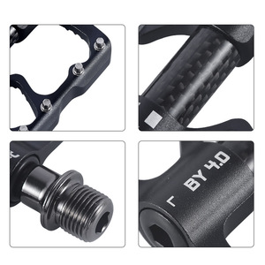 Pedales de Bicicleta Bolany, Eje de Fibra de Carbono, Aleación de Aluminio Antideslizante, para Bicicleta de Montaña - Product Image 2