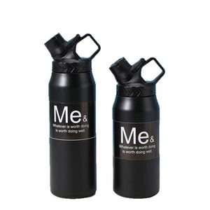 Bouteille isotherme Space 750ml 950ml en acier inoxydable 304 grande capacité pour les voyages en plein air, le sport et le camping - Product Image 2