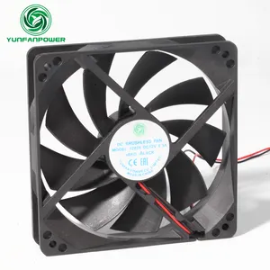 dc brushless motor fan and 12025 fabric equipment 120mm electric cooling fan for computer air cooling