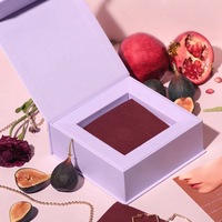 Boîte cadeau rigide magnétique personnalisée pour bijoux, emballage de luxe en papier bicolore pour collier, bague, boucles d'oreilles, logo personnalisé disponible