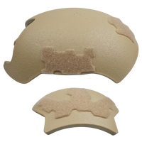 Casque deux-en-un 3 niveaux Carbone+PE