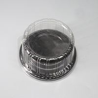 Boîte à gâteau ronde en plastique transparent de 4, 6, 8, 9, 10, 11 pouces avec couvercle, pour pâtisseries et desserts