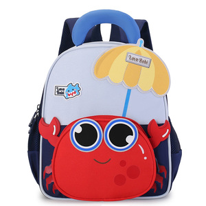 Nueva Mochila Infantil de Dibujos Animados con Diseño de <span class=keywords><strong>Cangrejo</strong></span>, Ligera, de Nailon y Poliéster, para Niños y Niñas de 3 a 6 Años - Product Image 6